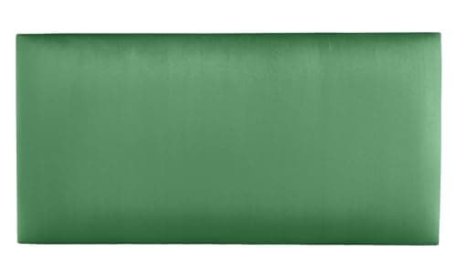 Panneaux muraux 3D Angelo - Pour lit - Noir - Rectangulaire - 80 x 20 cm - Panneaux rembourrés - Coussins muraux — Vert Clair
