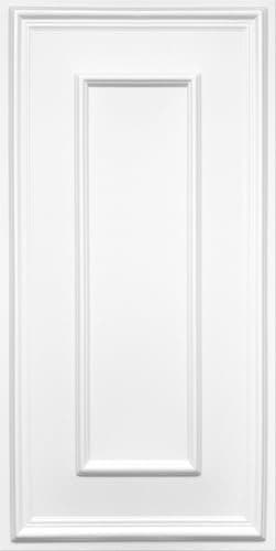DECCART - Panneaux mural decoratif 3D Blanc - Decoration Salon - 100x50 cm - 8 pièce (4 m²) - Boiserie Cadre