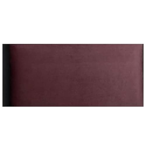 Panneaux muraux 3D Angelo - Pour lit - Noir - Rectangulaire - 80 x 20 cm - Panneaux rembourrés - Coussins muraux — Prune