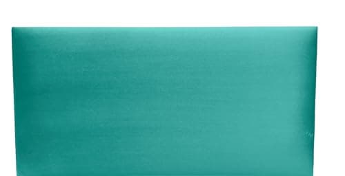 Panneaux muraux 3D Angelo - Pour lit - Noir - Rectangulaire - 80 x 20 cm - Panneaux rembourrés - Coussins muraux — Turquoise