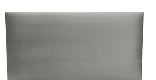 Panneaux muraux 3D Angelo - Pour lit - Noir - Rectangulaire - 80 x 20 cm - Panneaux rembourrés - Coussins muraux — Gris
