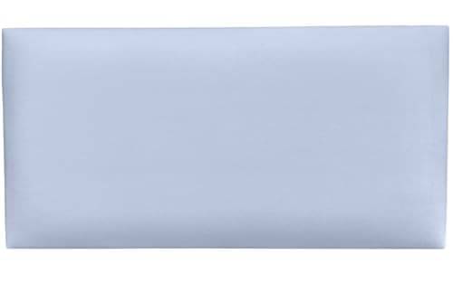 Panneaux muraux 3D Angelo - Pour lit - Noir - Rectangulaire - 80 x 20 cm - Panneaux rembourrés - Coussins muraux — Bleu Ciel