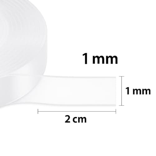 Ruban adhésif Nano Tape Double Face extra fort 3m x 20mm x 1mm – Adhésif PuissantRéutilisable
