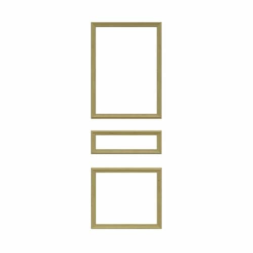 NORDLINGER PRO Pack Moulures Bois Prédécoupées - Pour Portes de 73 et 83 cm - Qualité FSC - Habillage Prestigieux d'Port
