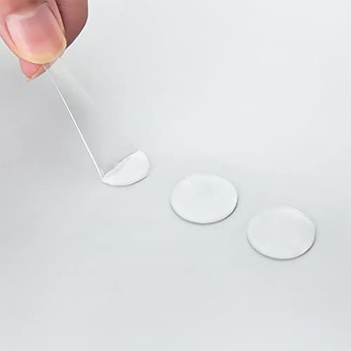 350 Pièces Ruban Double Face Transparent Rond Points Adhésifs pour Décorations de Fête et Bricolage - Idéal pour Maison