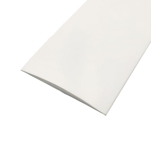 Bande de transition de sol PVC autocollante pour carrelage, bois et stratifié 1 m x 5 cm (érable) - Seuiller en PVC]|[Ba — Blanc