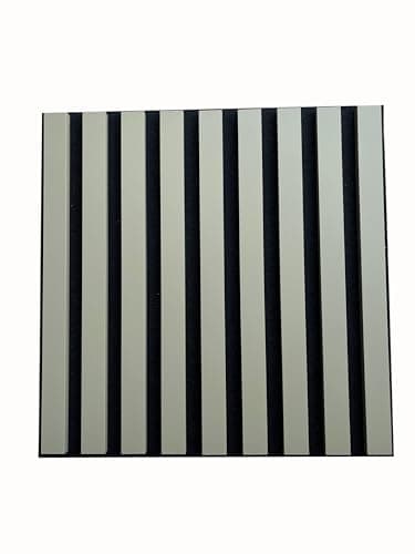 MEBANO Panneaux Acoustiques Chêne Artisan - Décoration Murale pour Salles de Conference - 2x (26,5x240 cm) Noire — Olive