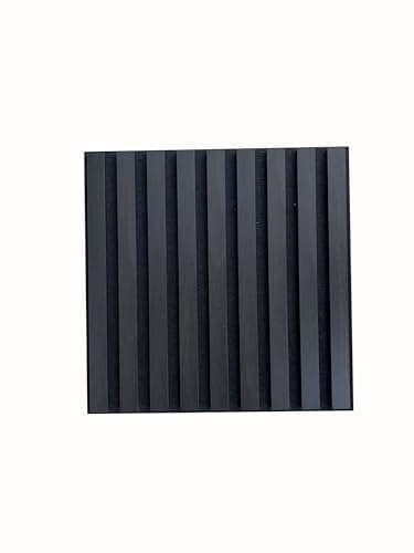 MEBANO Panneaux Acoustiques Chêne Artisan - Décoration Murale pour Salles de Conference - 2x (26,5x240 cm) Noire — Wenge