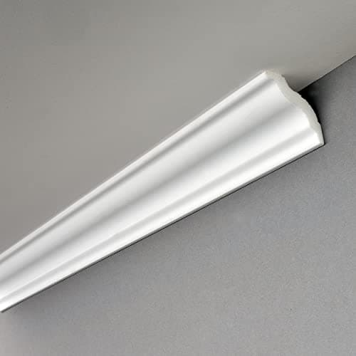 DECOSA Moulure polystyrène blanc 40x45mm pour décoration intérieure 30 pièces 2m