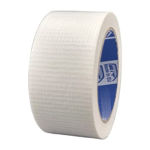 Ruban toilé américain ACIT 50 mm x 25 mètres blanc, réparations et bricolage imperméable, isolant pour tous types de rép