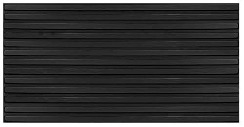 Panneaux 3D en polystyrène doré - Décoration de plafond - Imitation lamelles - 3 mm d'épaisseur - 100 x 50 cm - 3 m² -.d — (Noir 3d Slats Xl)