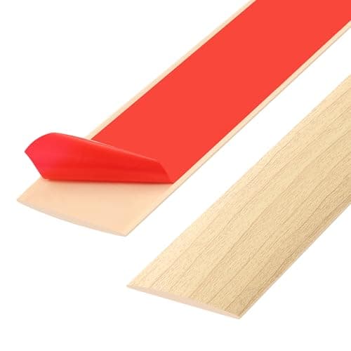 Bande de seuil en PVC pour stratifié - adaptation parfaite pour toute famille - protection parfaite pour les portes de s — 200cm-5cm-chêne