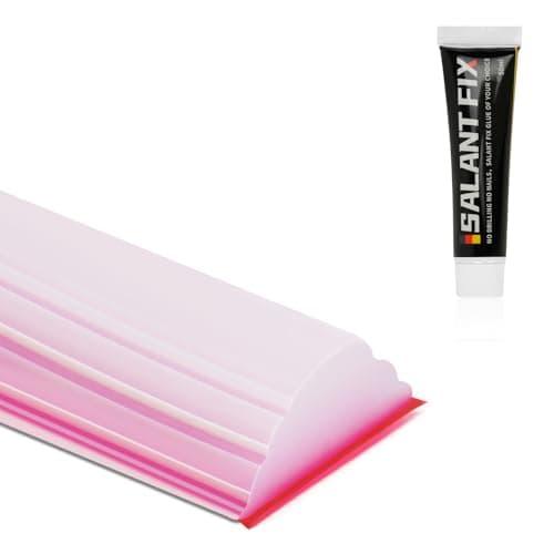 Flintronic Joint Douche, Barrière d'eau Silicone 3M, Noir, pour Sol de Salle de Bain - Barrière Anti-Inondation Adhésif — C Transparent+20g de Colle