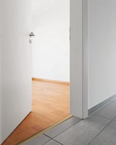 Seuil de porte barre stratifiée Vinyle Gedotec 40x900mm Alu anodisé