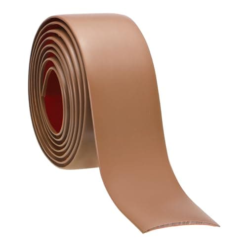 PATIKIL Coupe joints de sol auto-adhésifs 2 po x 3 pi, séparateur de carreaux noirs pour moquette, convient aux portes e — marron