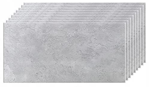 DECCART - Panneaux mural decoratif 3D Blanc - Decoration Salon - 100x50 cm - 8 pièce (4 m²) - Boiserie Cadre — Gris 6914 Xl