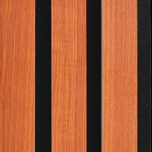 Art3d - Panneaux acoustiques insonorisants 3D bois noyer 2,88㎡ pour mur et plafond - Hauteperformance sonore et esthétiq — Cerise