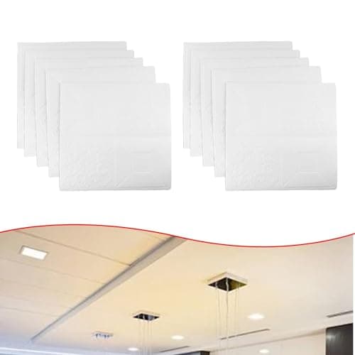Panneaux muraux 3D en mousse blanc pour décoration maison salon chambre cuisine