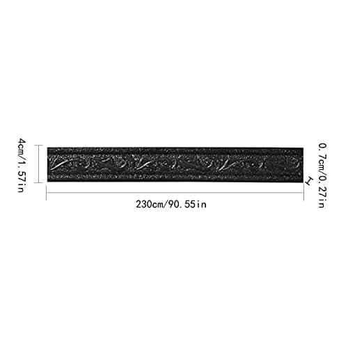 Moulure Murale Adhésive Jatour, Bordure Murale Autocollante pour Décoration Intérieure Salle de Bain Cuisine S infix 10
