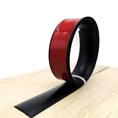 Barre de seuil Adhesive Blanc 5cm*1.0m Couvrir Les Carreaux et Les Espaces Entre Les Stratifiés Vincentine Adoptive — Noir