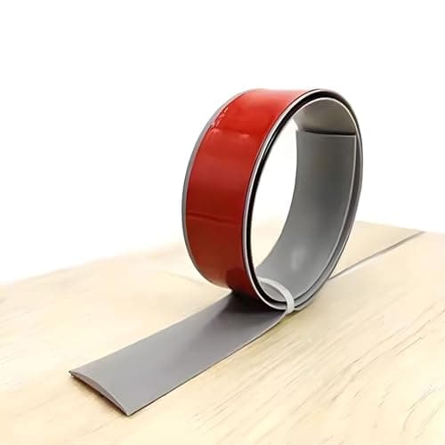 Barre de seuil Adhesive Blanc 5cm*1.0m Couvrir Les Carreaux et Les Espaces Entre Les Stratifiés Vincentine Adoptive — Gris