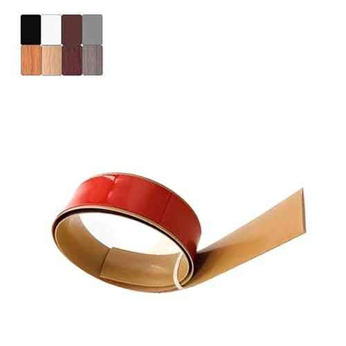 Seuil Autoadhésif GreyWoodGrain 5cm*1m, Pour Porte et Transition de Sol, Bande de Coulage Vinylique 1m x 4cm — Brown