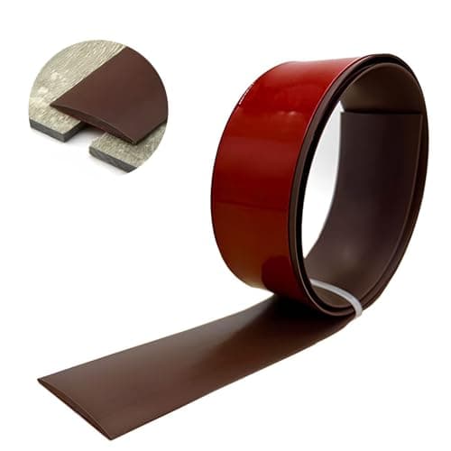 Bande de Transition de Sol Autocollante Gray Wood Grain 7.6cm pour Couvrir Les Espaces Entre Les Sols en Bois - Sécurité — Coffee