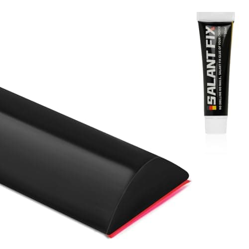 Flintronic Joint Douche, Barrière d'eau Silicone 3M, Noir, pour Sol de Salle de Bain - Barrière Anti-Inondation Adhésif — A Noir+20g de Colle