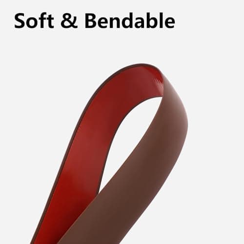 Bande de transition de sol PVC autocollante pour carrelage, bois et stratifié 1 m x 5 cm (érable) - Seuiller en PVC]|[Ba