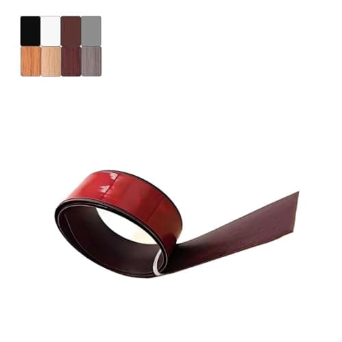 Seuil Autoadhésif GreyWoodGrain 5cm*1m, Pour Porte et Transition de Sol, Bande de Coulage Vinylique 1m x 4cm — Red Oak