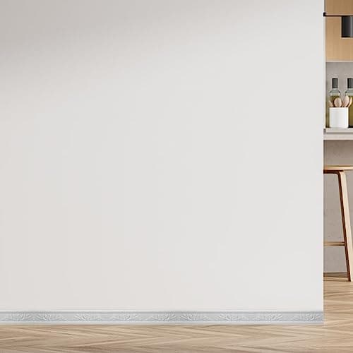 ULTECHNOVO 4 pièces bordure murale 3D auto-adhésive | Pour les amateurs de design intérieur | Idéale pour la décoration