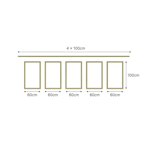 NORDLINGER PRO Kit moulure de soubassement 4m FSC 100% pour intérieur - Idéal pour habiller vos murs - Élégance assurée