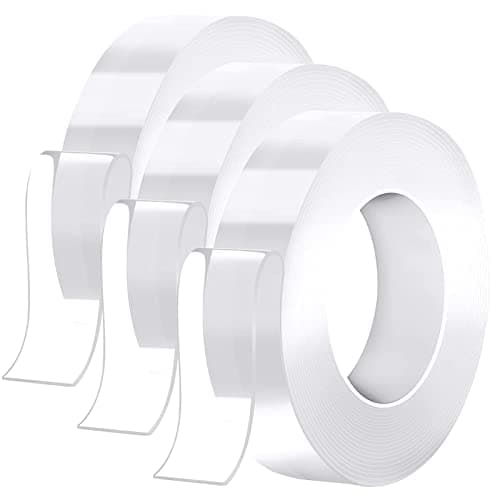 KEYRI Double Face Ruban Adhésif Extra Fort pour Cuisine et Déco (12m) — 9m