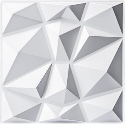 Grace Baltic - Panneaux muraux 3D diamant imperméables résistants à la chaleur (Noir) - 30 x 30 cm - Lot de 30
Grace Bal — Blanc.