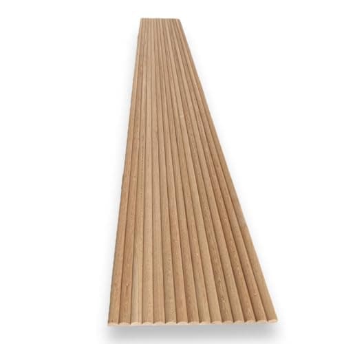 Revêtement mural flexible MADERTERRANEA effet 3D chêne naturel 300x2400 mm MD-01