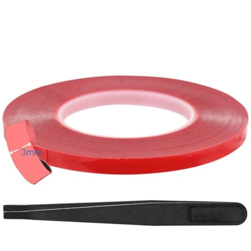 MMOBIEL Ruban adhésif double face acrylique perméable et amovible pour bricolage (Longueur : 25 m)