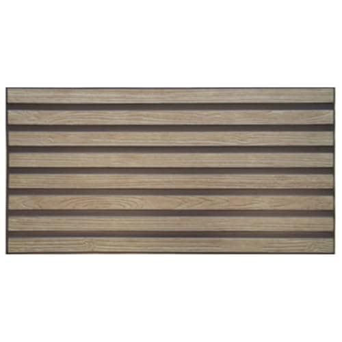 Panneaux muraux 3D en PVC pour revêtement mural bois - Décoration murale intérieure - Aspect chêne (lattes) - 50 x 97 cm — Slats en Chêne