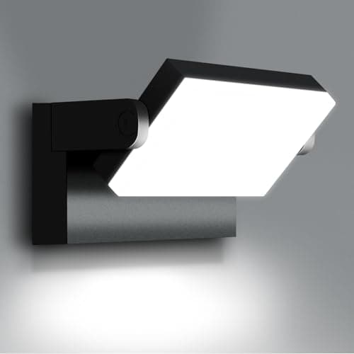 LEDMO 60W Applique Murale Extérieur/Intérieur Étanche IP65 pour Terrasse et Jardin avec Panneau LED Pivotant à 360°