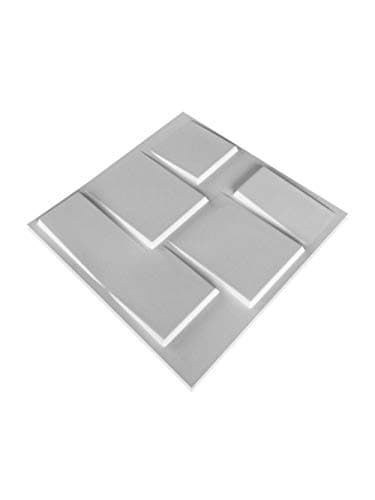Panneaux murais décoratifs 3D en PVC imperméables et résistants au feu pour mur et plafond - Lot de 10 - Décoration inté