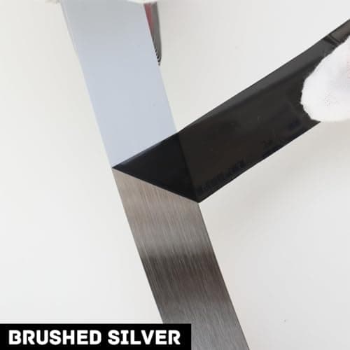 Murale Métal Autocollant Peler Coller Flexible Moulures Garnitures Murales 5m x 2cm