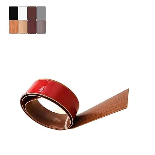 Seuil Autoadhésif GreyWoodGrain 5cm*1m, Pour Porte et Transition de Sol, Bande de Coulage Vinylique 1m x 4cm — Maple color
