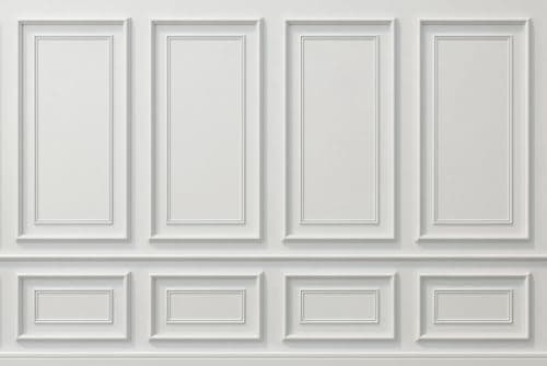 Papier peint panoramique Mur Avec Moulure pour Salon Largeur 260 cm x Hauteur 174 cm - Intérieur Chic et Modular