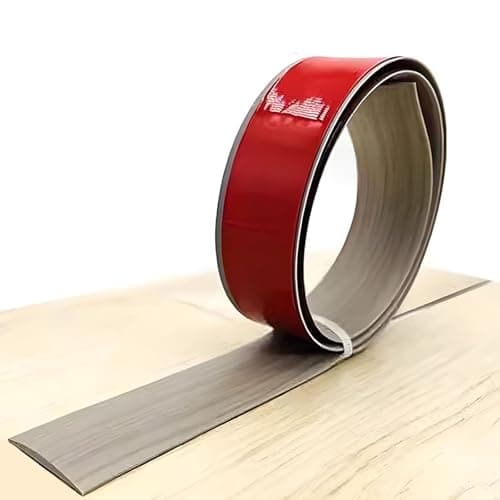 Barre de seuil Adhesive Blanc 5cm*1.0m Couvrir Les Carreaux et Les Espaces Entre Les Stratifiés Vincentine Adoptive — GreyWoodGrain