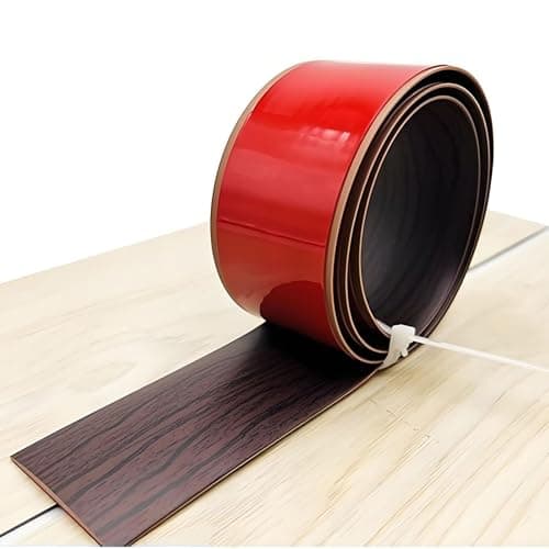 Barre de seuil Adhesive Blanc 5cm*1.0m Couvrir Les Carreaux et Les Espaces Entre Les Stratifiés Vincentine Adoptive — Black Walnut