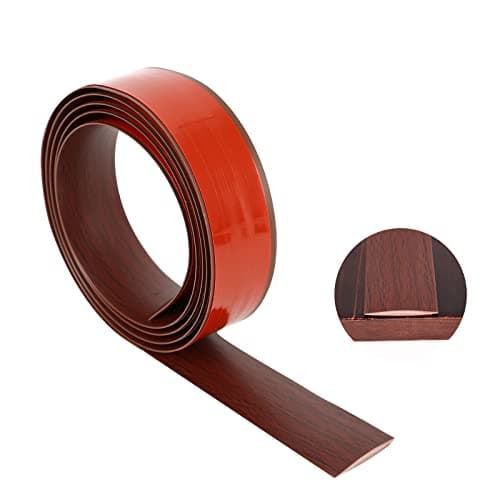 Btstil bande de transition autocollante en vinyle arbres gris, bois, sol stratifié et parquet, seuil de porte arbres gri — Chêne Rouge