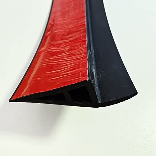 Rampes de seuil en PVC pour sol stratifié et moquette - Convient aux escaliers - Facilité d'-installation autocollante -