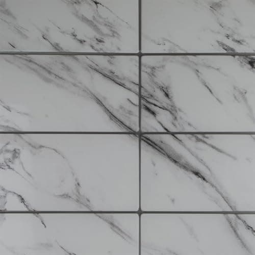 Grace Baltic Panneaux muraux 3D de qualité supérieure - Décoration murale - Autocollants muraux élastiques - Arbre À Cen — ‎marbre Blanc.