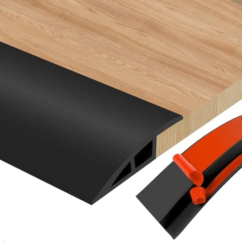 Barre de seuil adhésive multiniveau pour joints de sol et transitions de seuil de moquette et carrelage - pour professio — Noir