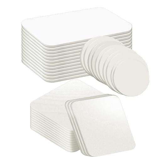 Gekamoyue Adhésif Double Face Extra Fort pour Sol, Portes, Plastiques et Verres - 30 Pièces Puissant Ruban Mousse 10 Car