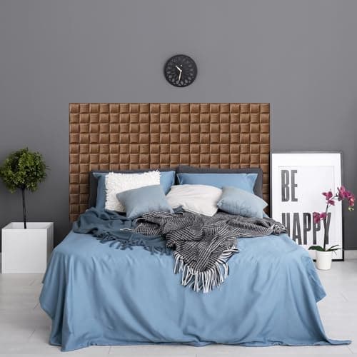 SZDianHai Lot de 10 autocollants muraux 3D bois - Décoration murale salon chambre - Peints à l'eau imperméables (30 x 30